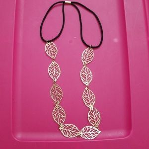 Gold leaf headband